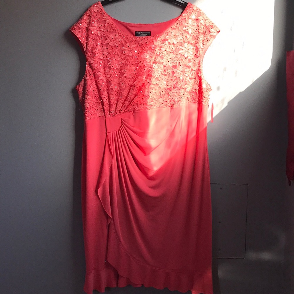 Dress Barn | Pink/Peach Dress Size 20W